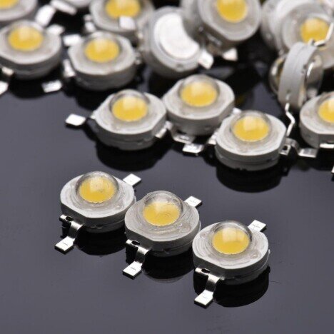 LED SMD 1W LUMINA ALB-RECE 6500K